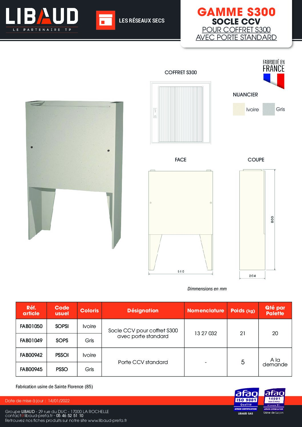 ft_libaud_gamme_s300_socle_ccv_pour_coffret_s300_avec_porte_standard