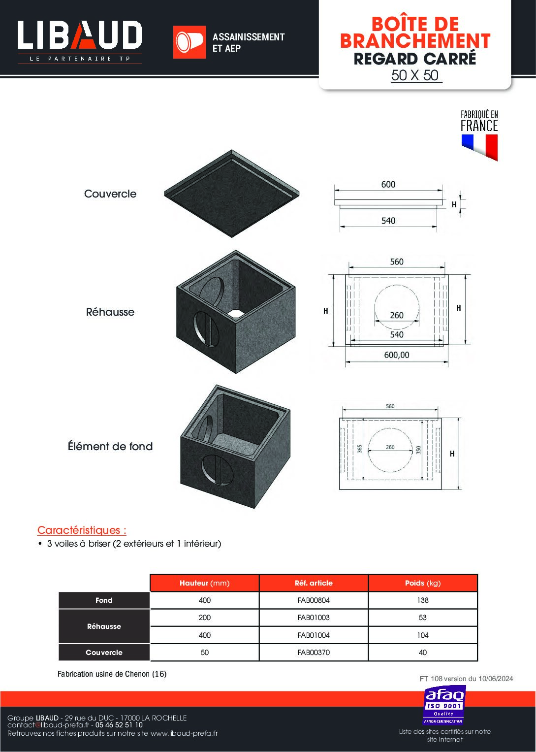 Documenth que Catalogues Et Fiches Libaud Prefa B ton N goce TP