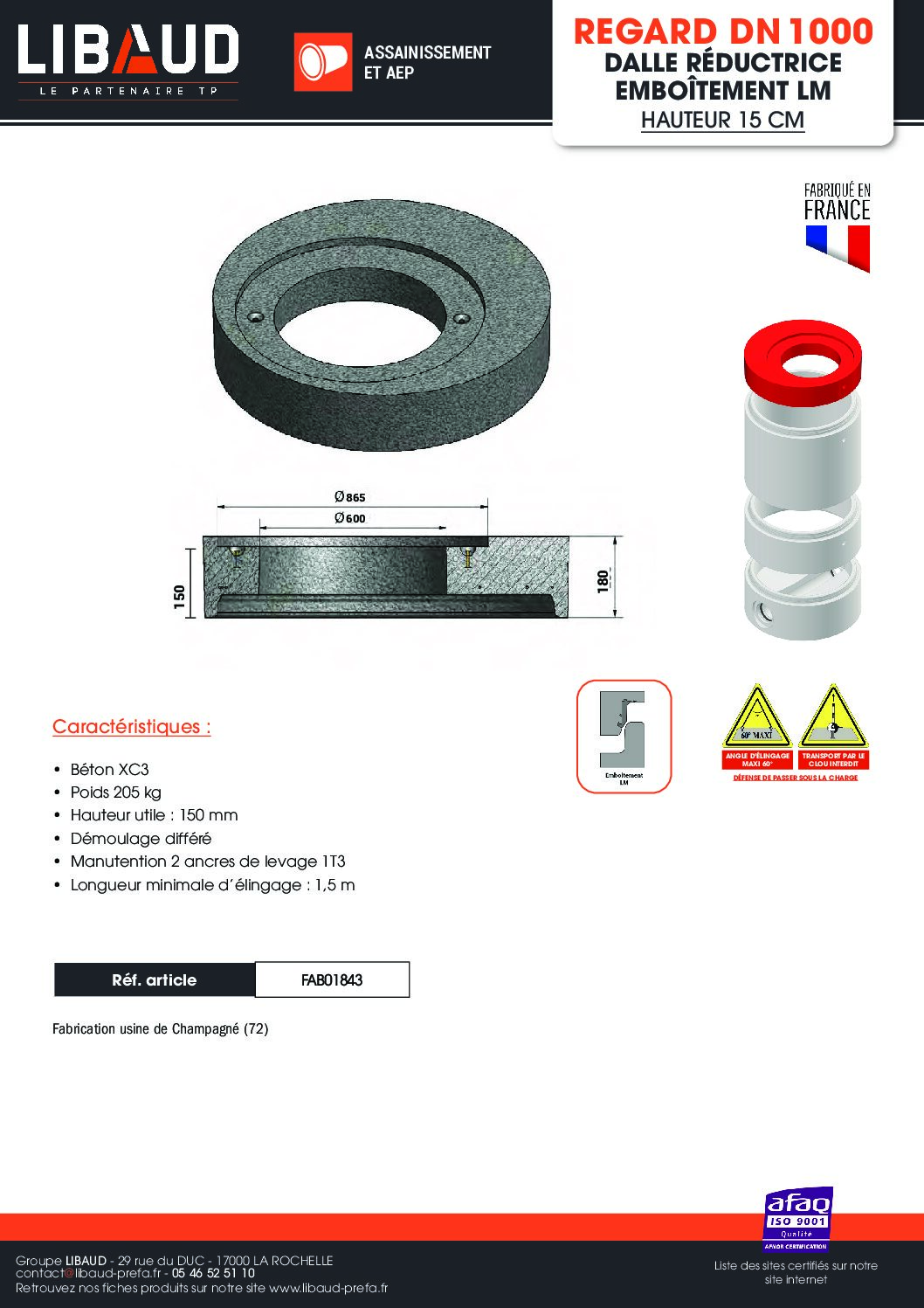 ft_libaud_regard_dn1000_dalle_reductrice_hauteur_15cm_emboitemnt_lm ft_libaud_regard_dn1000_dalle_reductrice_hauteur_15cm_emboitemnt_lm
