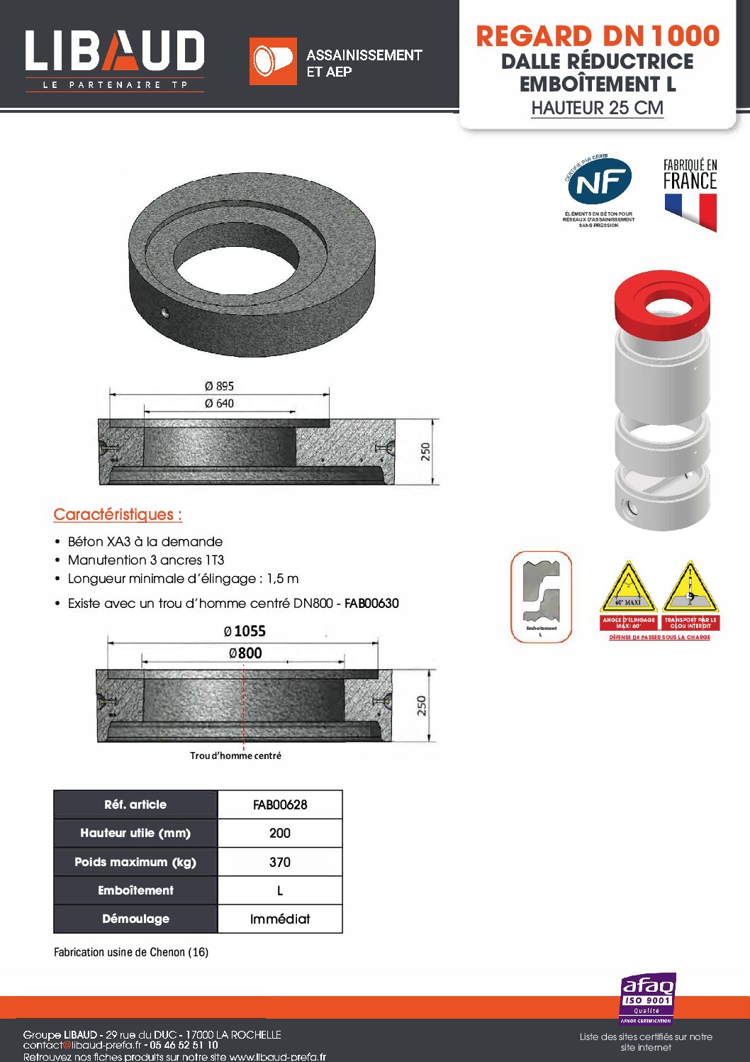 ft_libaud_regard_dn1000_dalle_reductrice_hauteur_25cm_emboitement_l ft_libaud_regard_dn1000_dalle_reductrice_hauteur_25cm_emboitement_l