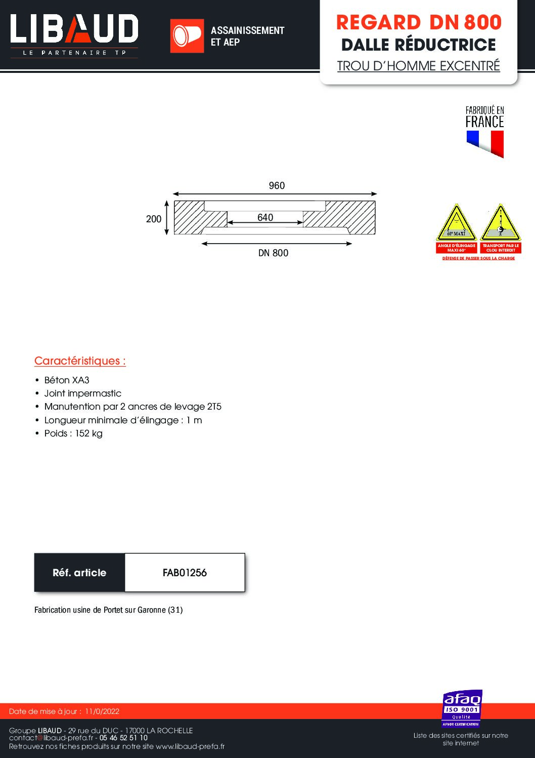 ft_libaud_regard_dn800_dalle_reductrice_trou_dhomme_excentre ft_libaud_regard_dn800_dalle_reductrice_trou_dhomme_excentre