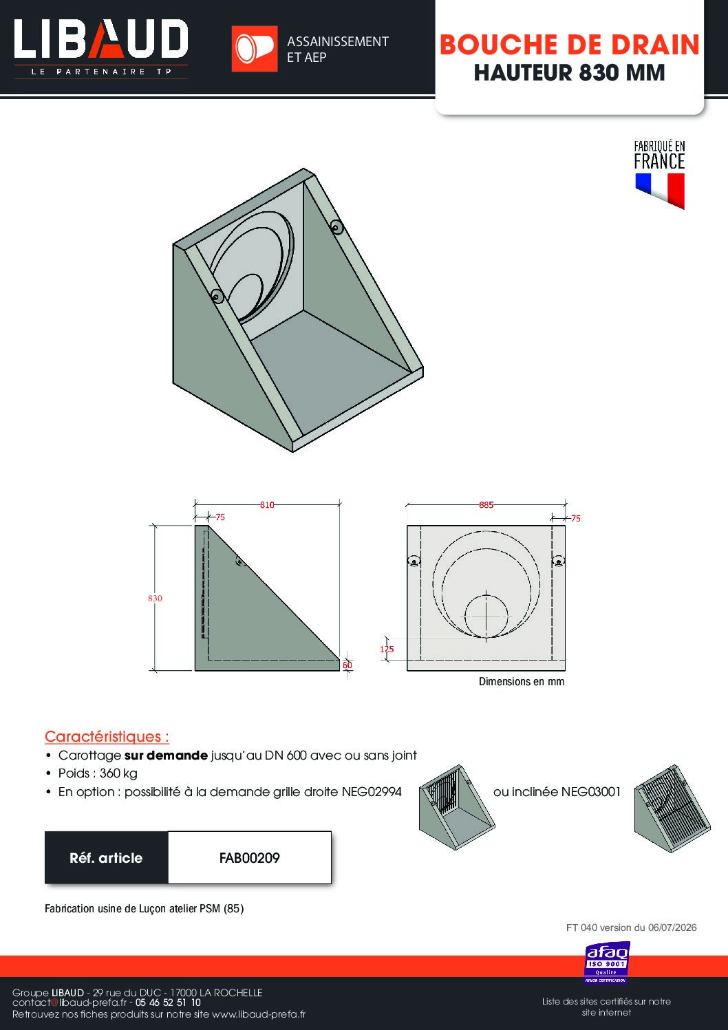 bouche_de_drain_hauteur_830_mm bouche_de_drain_hauteur_830_mm